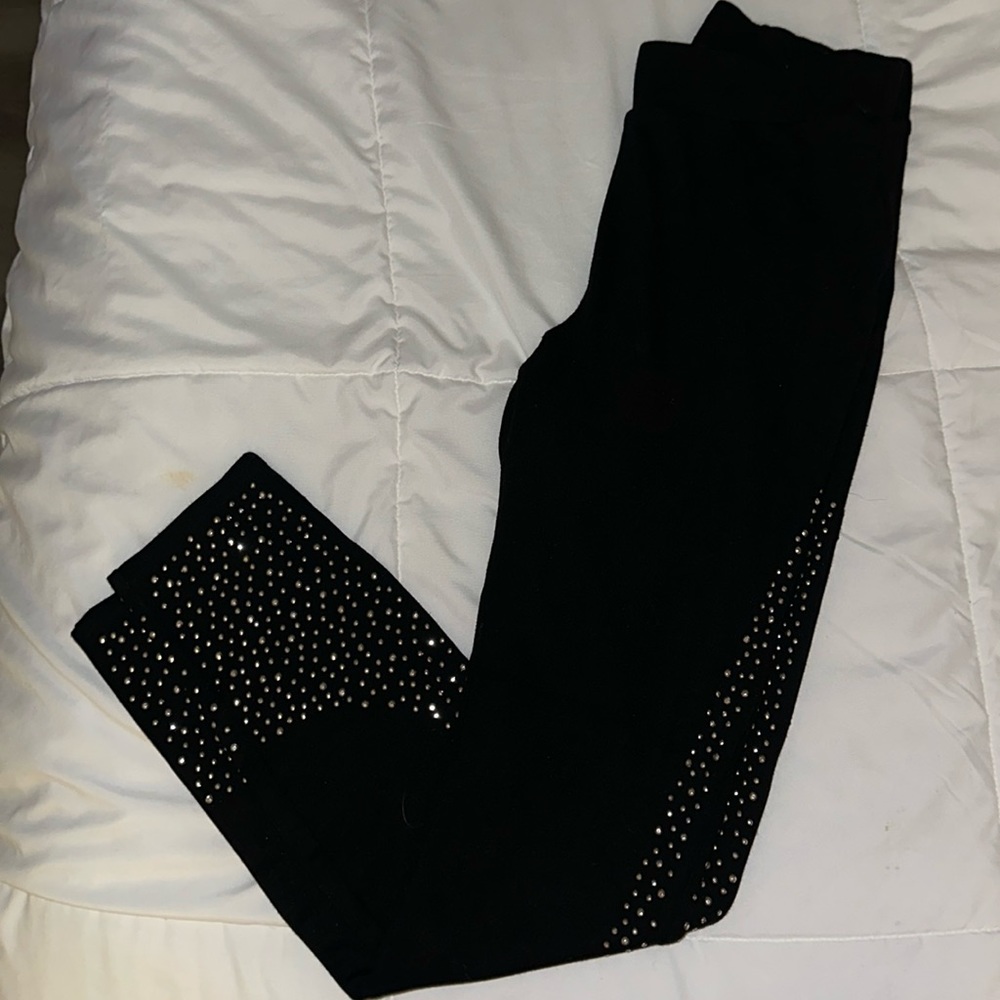 Bebe Sequinned Fitted Pant